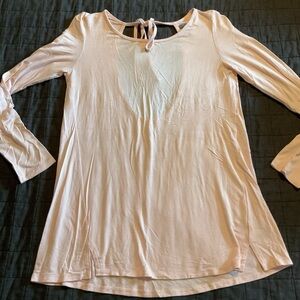Aerie Tie back long sleeve viscose shirt‎ size small